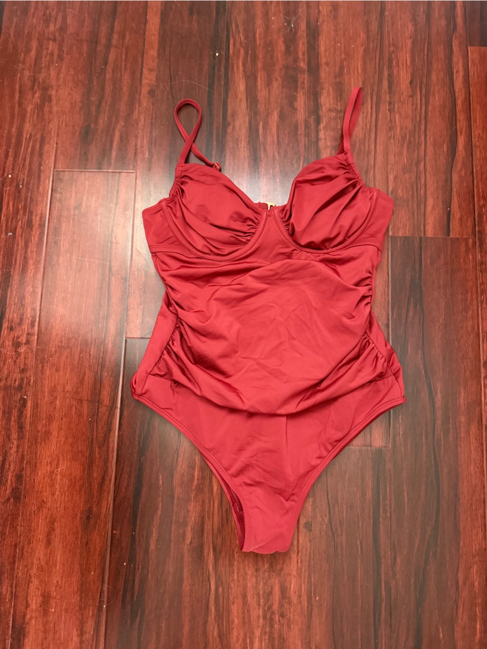 Shade & Shore Red One-Piece Swimsuit